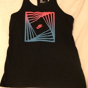 youth black nike tank top